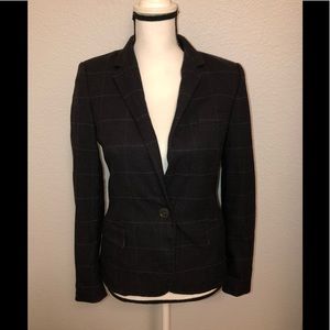Zara Basics Blazer One Button Collared Lined